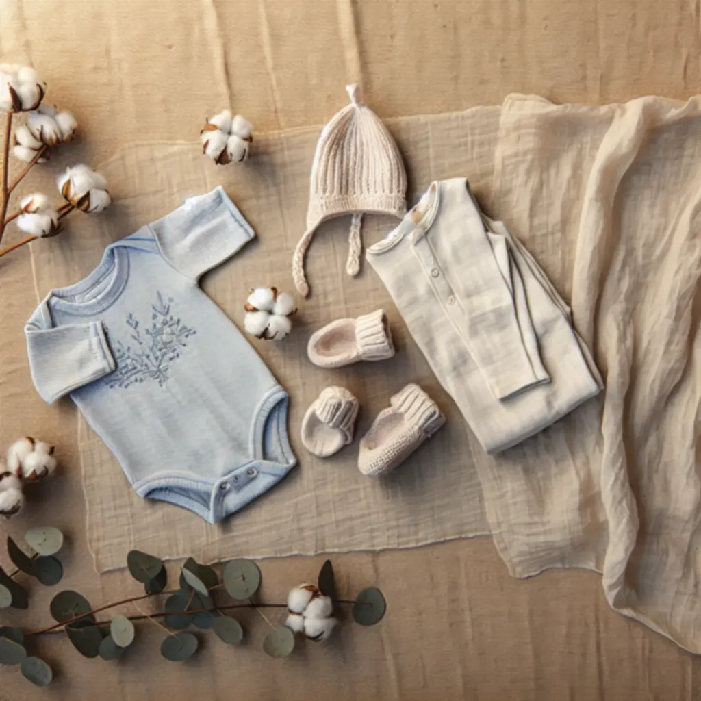 Odzież noworodkowa z certyfikowanej bawełny organicznej